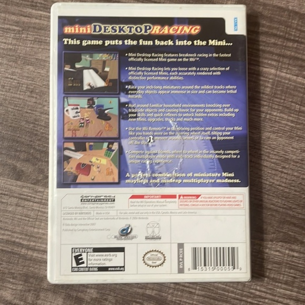 Wii - Mini Desktop Racing - Picture 2 of 3